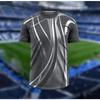 T-shirt Sportiva Casual 2026, Traspirante Taglie Forti Manica Corta Fitness per Calcio, Basket e Uso Versatile