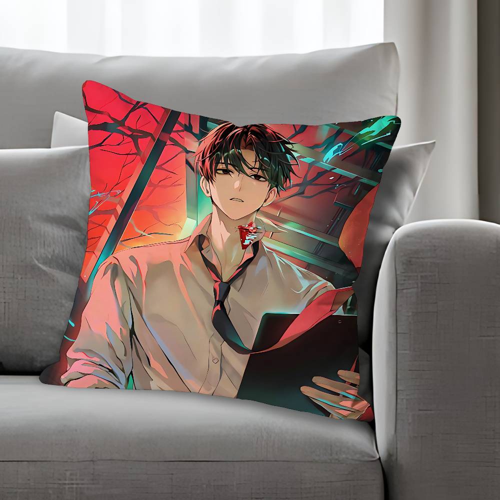 K-Kim S-Soleum GSGW Cartoon Pillow Cover, 4K HD Printed Cushion Cover case with Various Exquisite Patterns