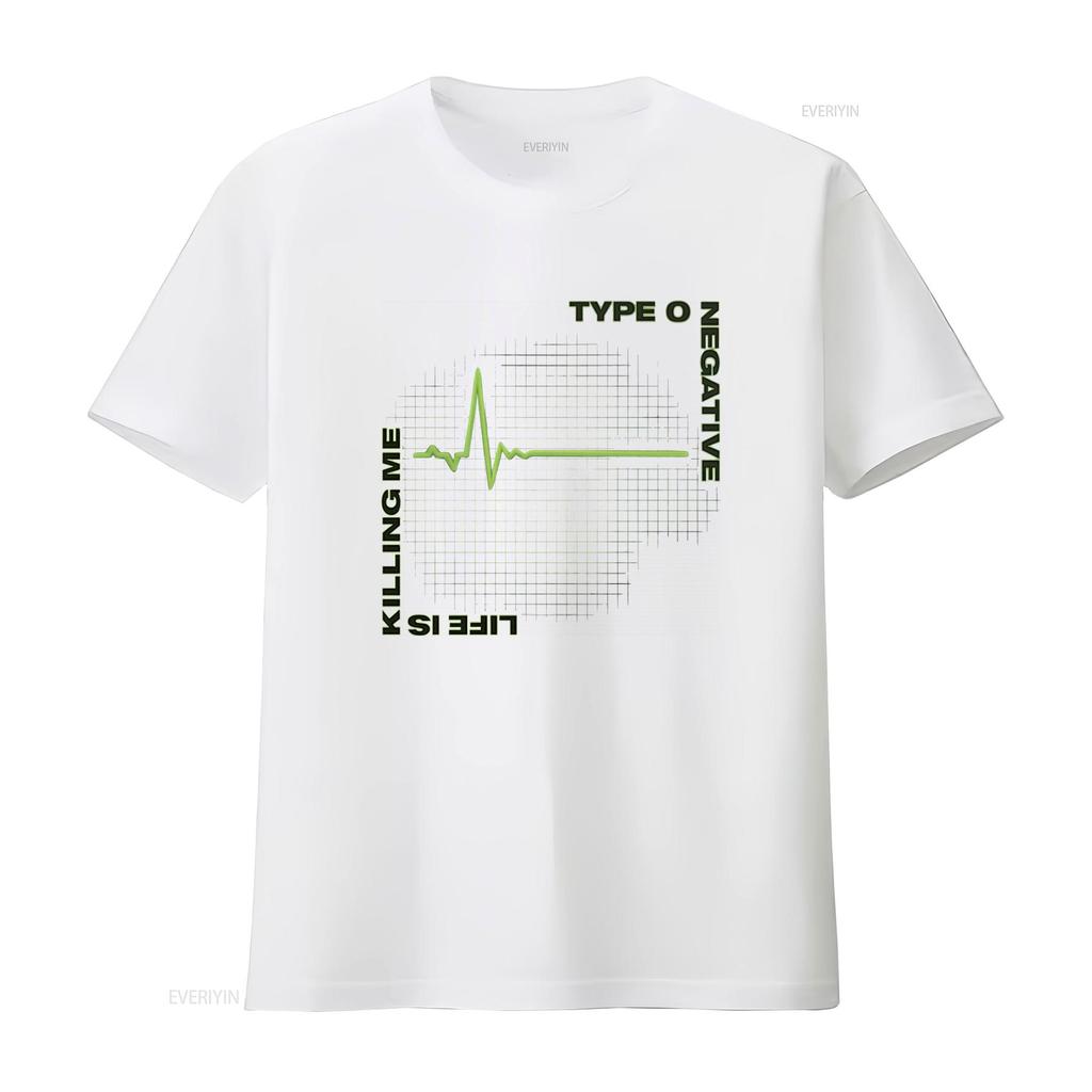 Vintage Type O Negative T Shirt with Heartbeat Design All Sizes S 2345Xl Vintage Washed Fashion Stylish Comfortable Breathable