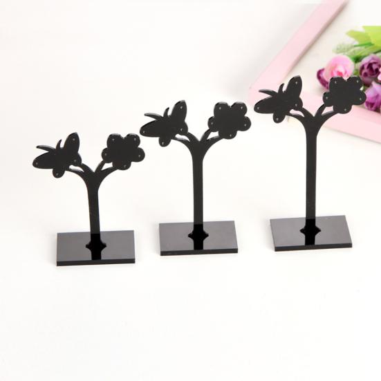 3Pcs Crotch Earring Ear Studs Jewelry Rack Display Stand Storage Hanger Holder