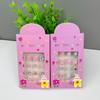 24-Piece Self-Adhesive Nail Art Stickers for Kids & Women - Wearable Jelly Glue, Cute Designs