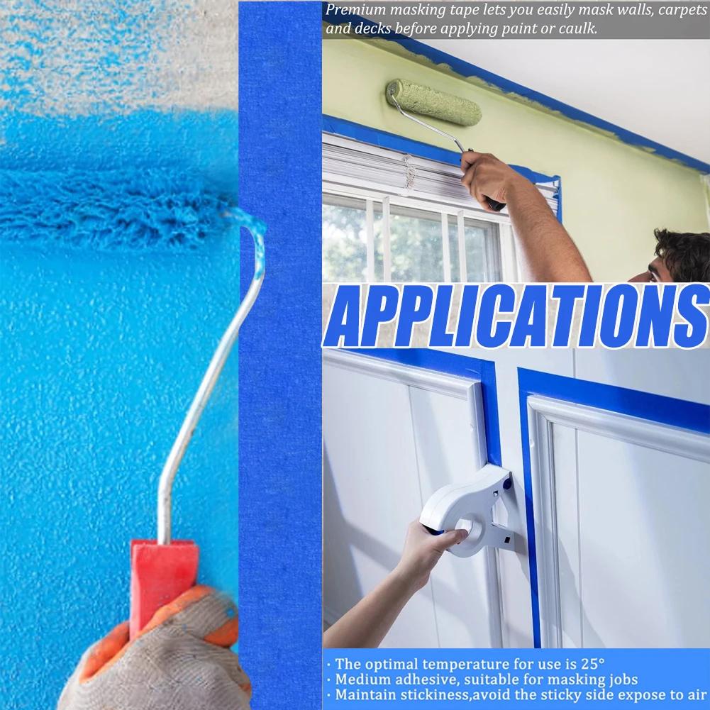 New Painter Masking Tape Applicator Dispenser Machine Adhesive Tape with Tape Cutting Tool for Repair and Beautify Crack in Tile