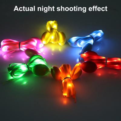 1 pár LED nylonových tkaniček, které se rozsvítí ve tmě, tkaničky pro párty, tanec, bruslení, noční akce, doplněk k obuvi