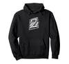 2 - White - "Dynamic Duo" - Number 2 Hoodie for Sports Teams