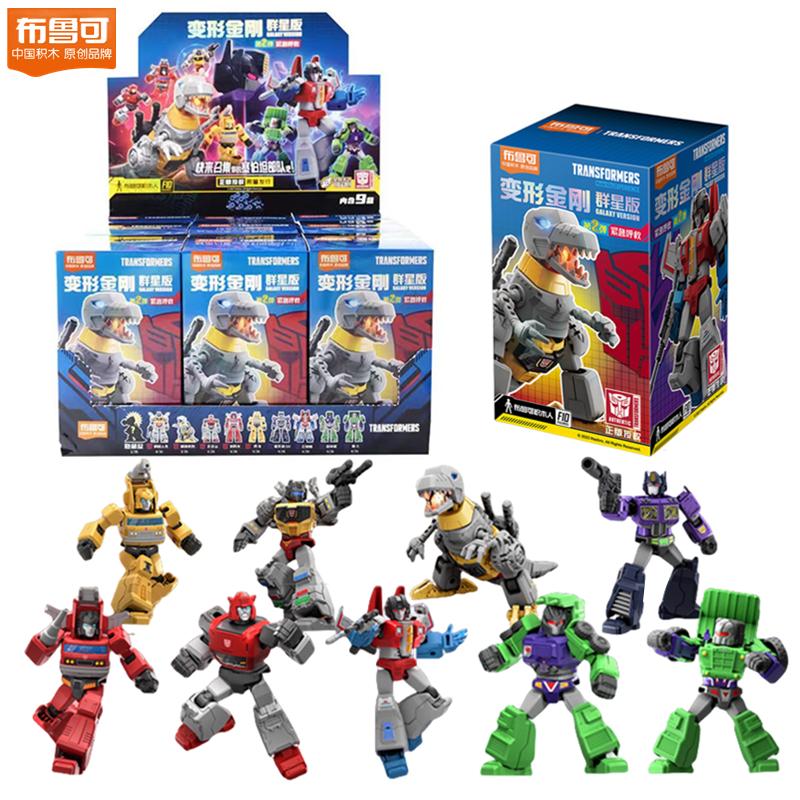 Blokees Transformer Optimus Prime Building Blocks Transforming Bumblebee Action Figure Robot Model Kids Gif