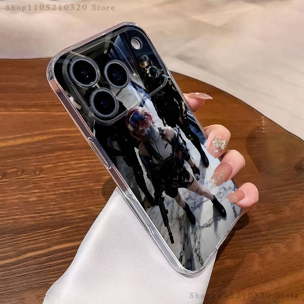 Game Delta Force Phone Case For iPhone 16,15,17,12,13,14,11 Max,Pro,Plus,X,XS,XR,SE4,E Mini Transparent Cover