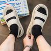 Summer open-toed breathable fashion stepping on shit slippers outdoor sports casual cool slippers large size couple beach shoes