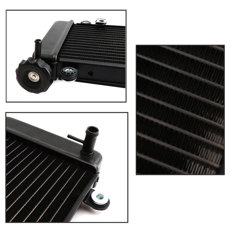 Motorcycle Radiator Cooling Cooler 5" Electric Fan M16 Temp Sensor For China 150cc 200cc 250cc 4x4 ATV UTV Buggy Quad Bike Parts