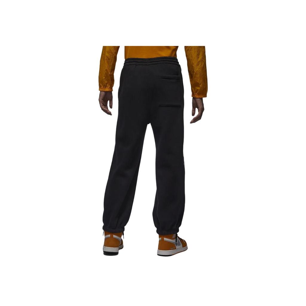 Jordan X PSG Paris Saint-Germain Alphabet Drawstring Casual Joggers With Fleece Lining Men Bottoms Black DZ2950-011