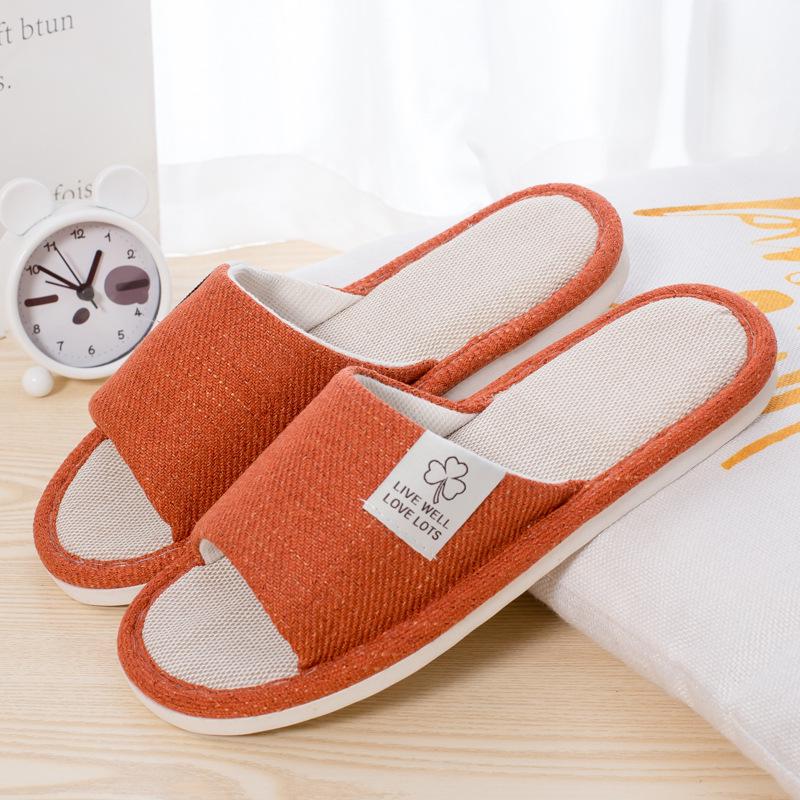 

Women s and Men s Four-Season Linen Slippers: Silent, Breathable, Non-Slip, Sweat-Absorbent, Cotton Linen Casual Floor Slippers 36-37 fits US 5-6 червоний/помаранчевий