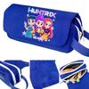 Witch Hunters Cartoon Print Large Capacity Double-Layer Portable Pencil Bag For Primary And Secondary School Students