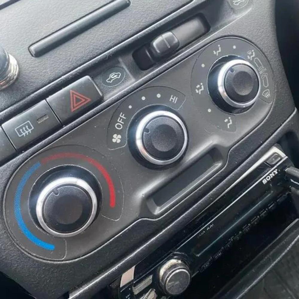 3Pcs Aluminum Alloy Heat Control Knobs Fit For Toyota Tacoma Platz Vios Vitz Yaris Echo Scion Xb Ac Switch Knob Air Conditioning