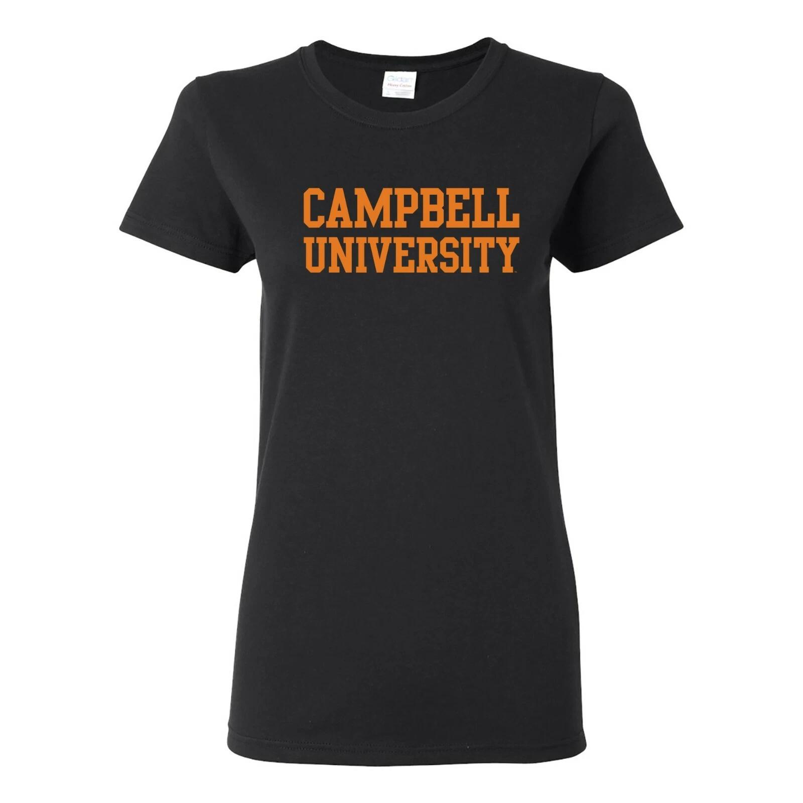 Campbell Fighting Camels Basic Block Womens Shirt - Black S
