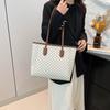 High And Quality Stylish Plaid Tote Bag For Women With Comfortable Dual Design Handle