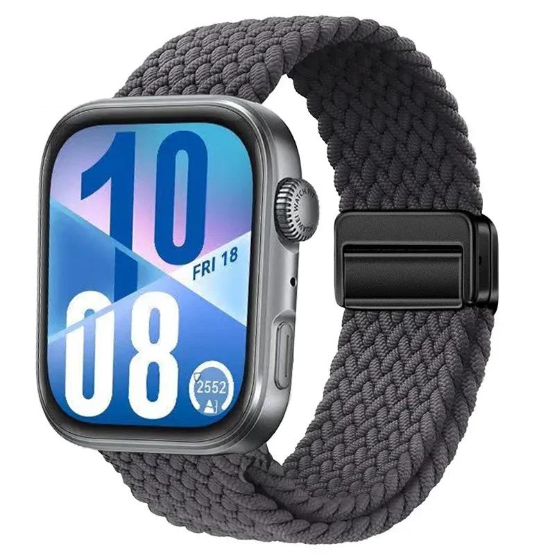 Magnetic Braided Strap for Huawei Watch Fit 4 Pro 3 Nylon Loop Correa Sports Bracelet for Huawei Fit3 Fit4 4Pro Band Accessories