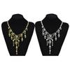 Halloween Pirate Skull Necklace Unisex Personality Skeleton Pendant Bones Chain Alloy Choker Women Jewelry Accessories