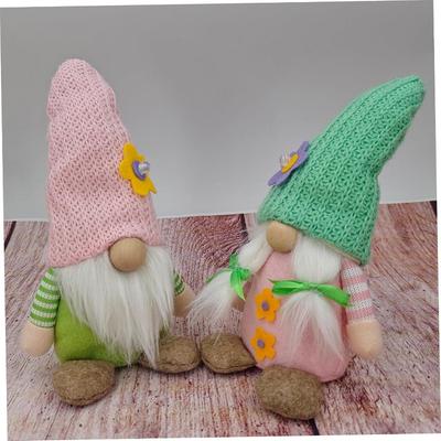 Adorable Faceless Doll Gnome Spring Plush Dwarf Elf Doll Ornament Decoration Gift for Home Office Desktop Style Doll Ornament