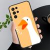 Cartoon Niedliche Gans Ente Handyhülle für Samsung Galaxy A73 A13 A22 A32 A71 A33 A52 A53 A72 A73 A51 A31 A23 A34 A54 A52 A53S
