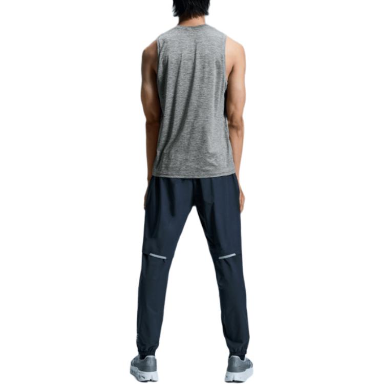 Pantaloni On Core Tinta Unita Vita Elastica Corsa Sport Pantaloni Lg Pantaloni Uomo Mezzanotte 1MF10111573