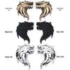 Wolf Head Metal Car Badge Emblem and Sticker