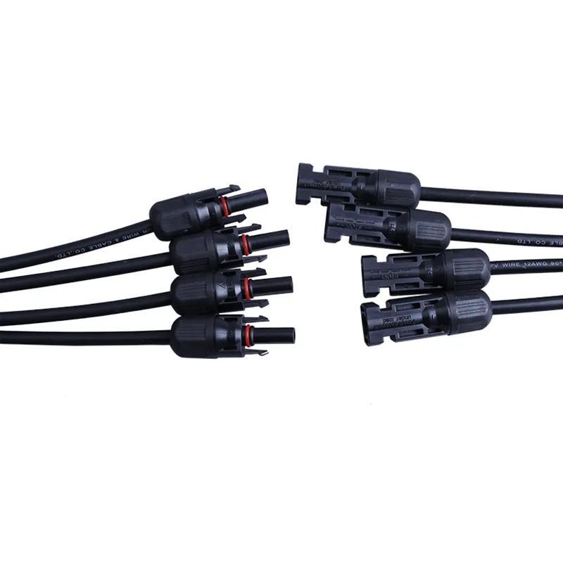 1/5/20/100 Sets Photovoltaic Solar Connector 1000V 30A Male Female 3-Way 4-Way 5-Way Plug DC PV Y Type 1 To 2/3/4 Adapter