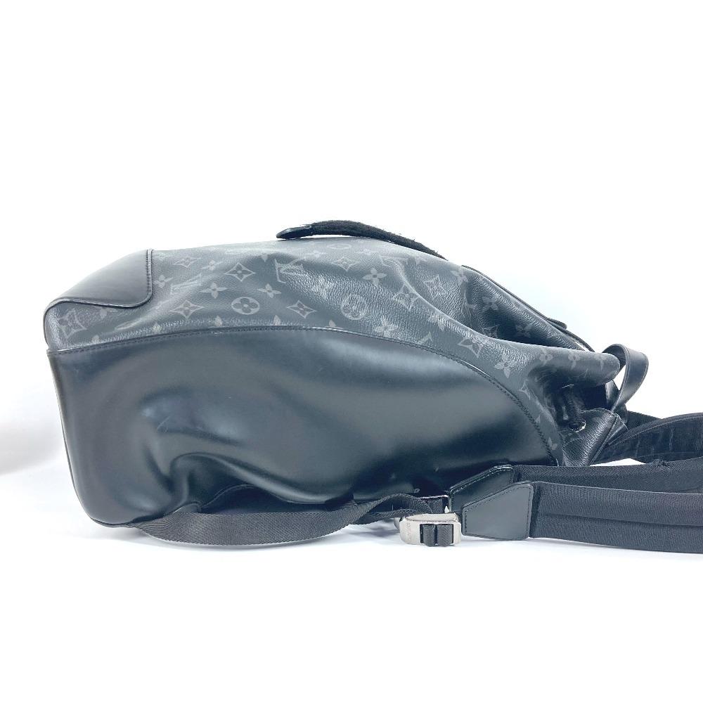 Louis Vuitton M40527 MonogramEclipse Backpack-Explorer Backpack Canvas Black