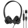 Universal Type-C 3.5mm Over-Ear Headset for Calls, Learning, and Work Meetings - USB Compatible