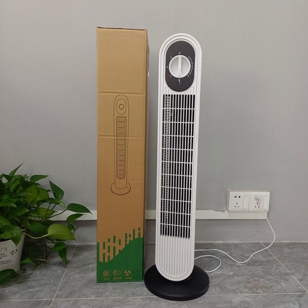 45W White Household Timed Vertical Fan Detachable Low Noise Air Conditioning Fan for Cleaning Wide Angle Air Supply Bladeless Electric Fan