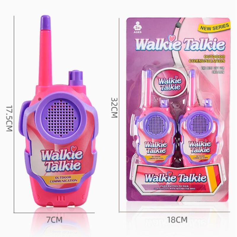 2 Stück Kinder Eltern-Kind-Sprechanlage Cartoon Niedliches Walkie-Talkie Mobiltelefon Outdoor-Spielzeug Jungen und Mädchen Lernspielzeug