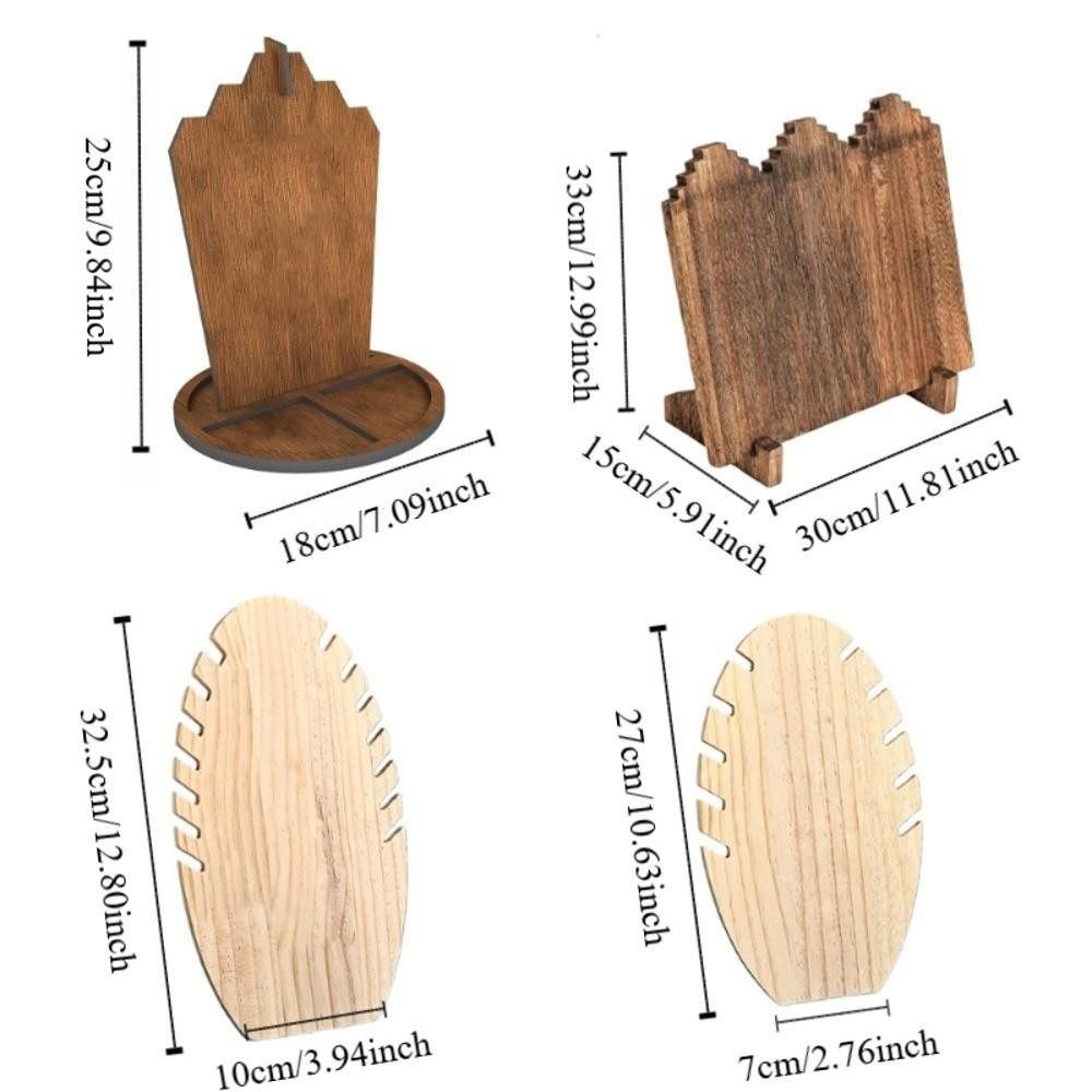 Jewelry Flame Shape Necklace Display Board Stable Necklace Display Stand  Bedroom