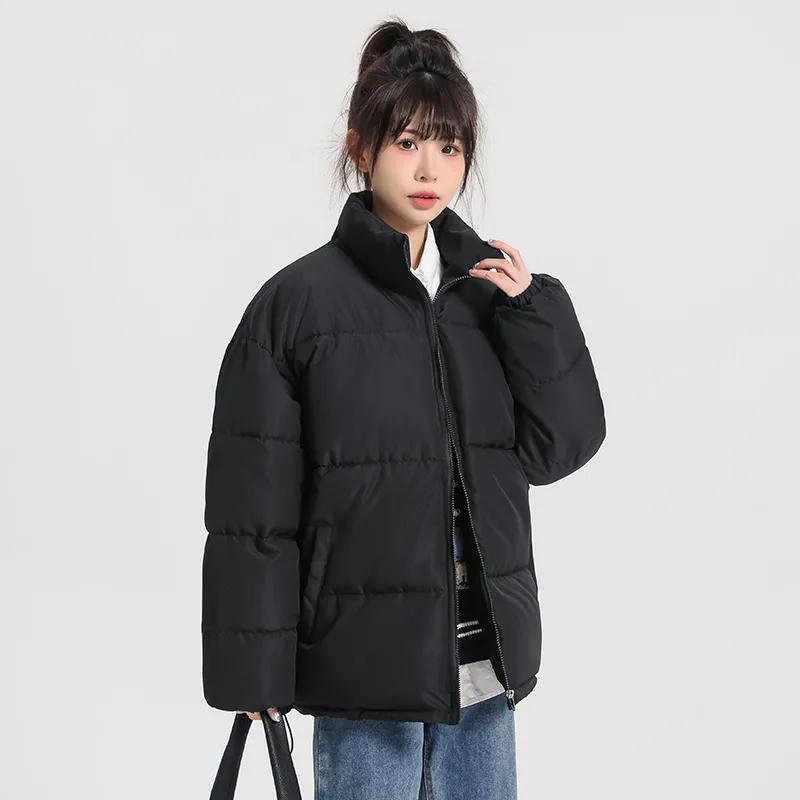 Thickened Down Cotton Padded Coat Women's Winter 2024 New Loose Fit Jacket Student Cotton Coat Trendy
