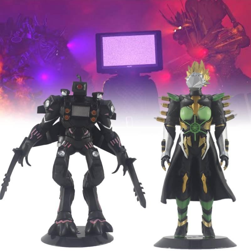 Body Skibidi Three Wars Figurine Film Model Science Fiction Statue Toy Gifts