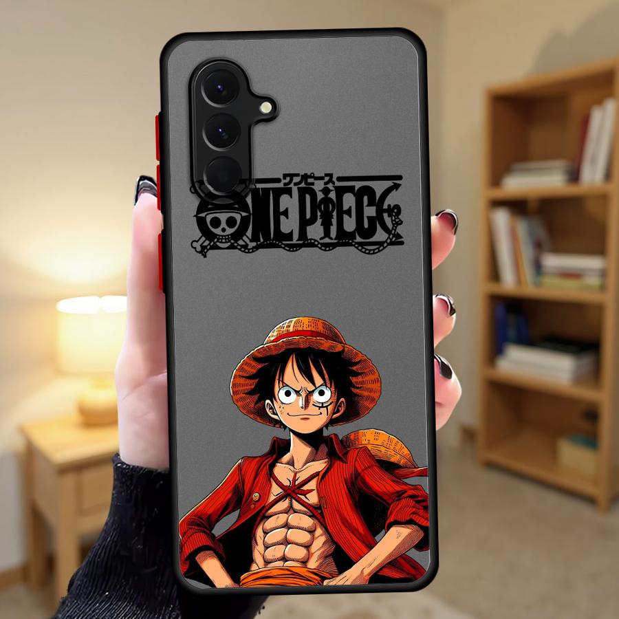 Anime One Piece Luffy Cool Case for Samsung Galaxy A73 A33 A34 A36 A52S A72 A16 A15 A53 A17 A52 A54 A14 A23 A56 A55 A35 Phone
