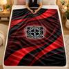 Flannel BlanketBayer Leverkusen Football Warm Soft Throw Blanket for Indoor Sofa Bed Living Room Use