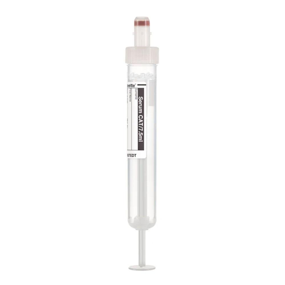 Sarstedt -Monovette® Serum Cat Blood Collection Tube 2.7ml - Clot Activator White With Label 50 pcs