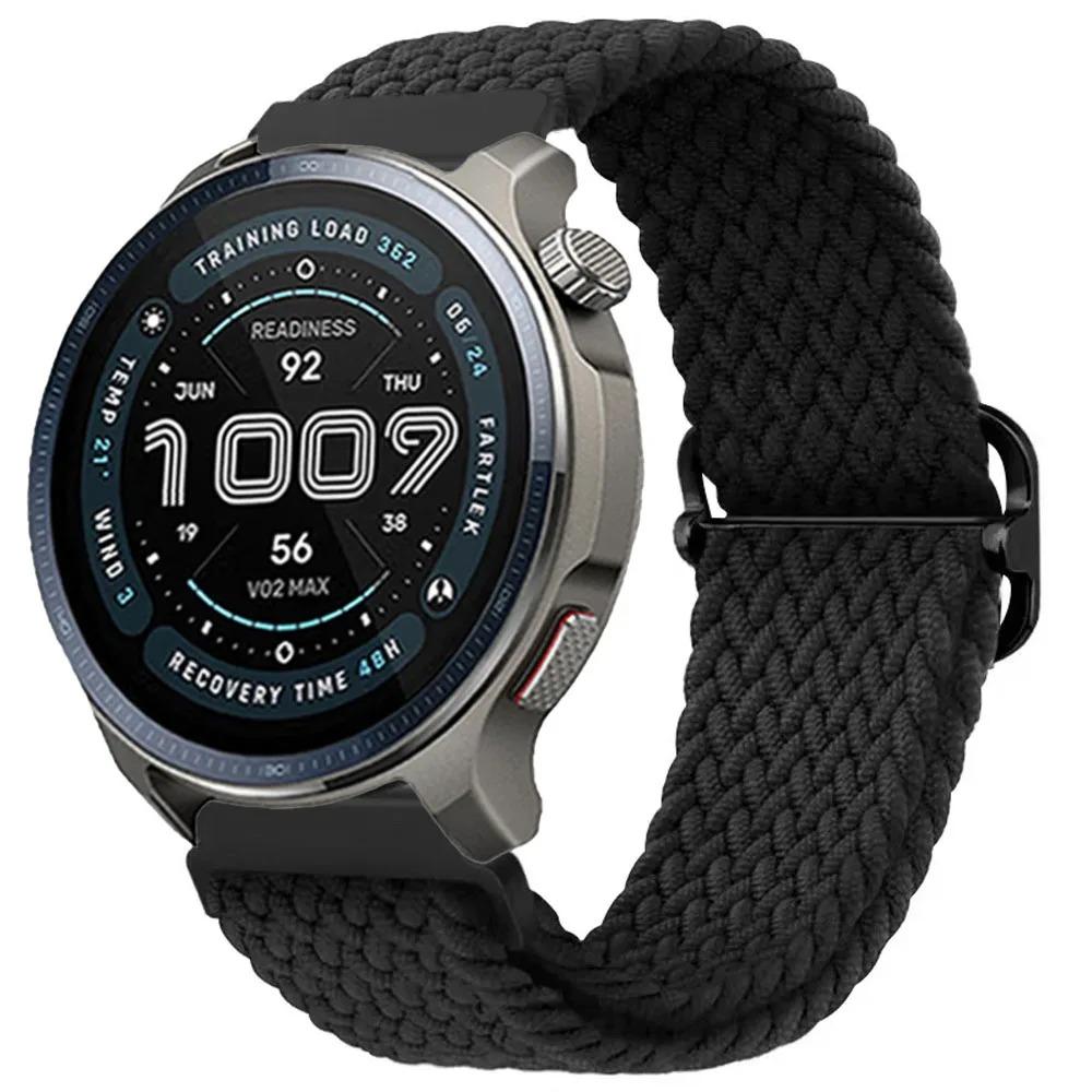 22mm 20mm Nylonový řemínek pro Amazfit Balance 2 1/Bip 6 5 Sportovní náramek Řemínek pro Amazfit GTR 47mm/GTR 4 3/GTS/Active 2