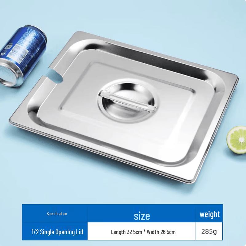 Muke Stainless Steel Food Pan Lid