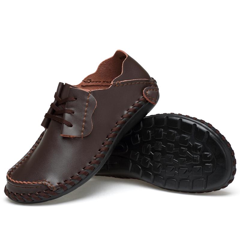 Fashion Fashion Casual Shoes for Men PU Leather Loafers Men Platform Slip-on Flats Outdoor Man Driving Shoe Lightweight Leisure Sneakers