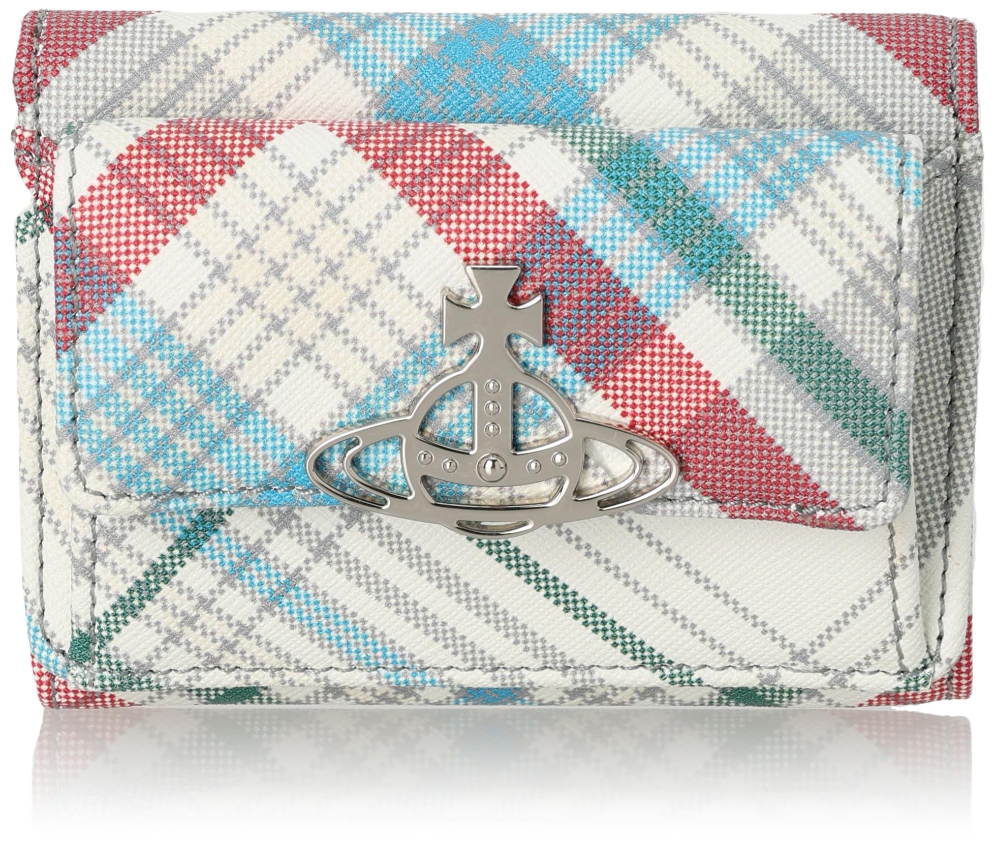 

Кошелек 52010013U SAFFIANO PRINT MADRAS CHECK [Vivienne Westwood] Складной в три раза [предмет]