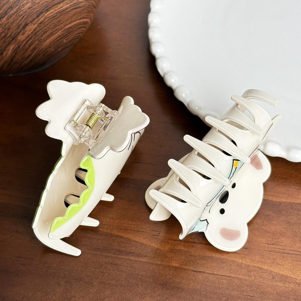 Cartoon Trendy Animal Acrylic Hair Clip For Women With Whimsical Designs Perfect Summer For