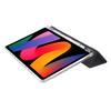 For Xiaomi Redmi Pad SE Case Tri-Fold Stand Leather+TPU+Acrylic Clear Back Tablet Cover