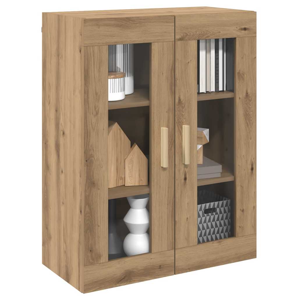 Artisan Oak Wall Mounted Cabinet 69.5 x 34 x 90 cm