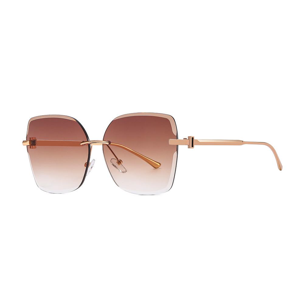 Woman Premium Stylish Sunglasses Rimless Female Eyeglasses Outdoor Casual Sun Eyeglasses Lentes De Sol Mujer