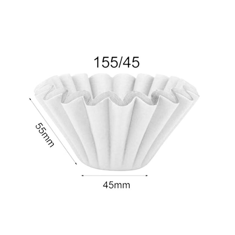 Bowl-Shaped Coffee Filter Papers