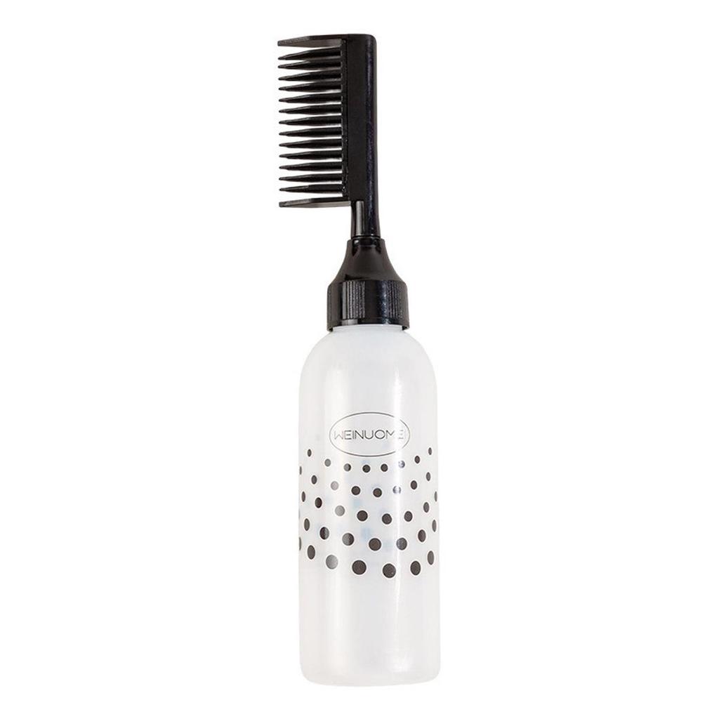 Multi-Color Hair Dye Bottle with Comb & Scale - Easy Press Application