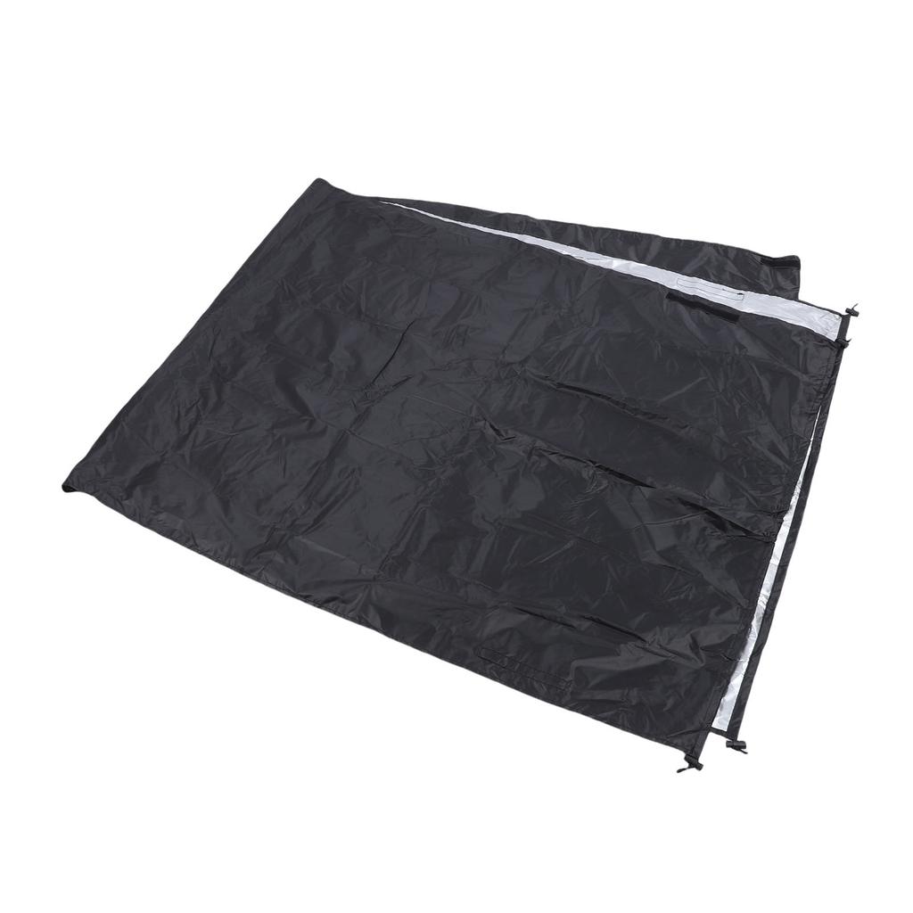 Pool Solar Reel Protective Cover Oxford Cloth Outdoor Pool Blanket Protector for Swimming Pools Black