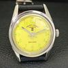 FAVRE LEUBA SEA KING HAND-WINDING 111 VINTAGE SWISS MENS YELLOW WATCH a702003-5 R208-a702003