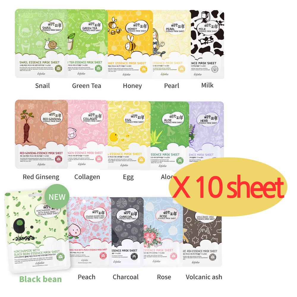 Esfolio Pure Skin Essence Mask Sheet 10 ark