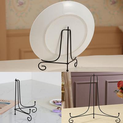 Art Iron Display Stand Bracket Support Holder For Plate Po Picture Frame