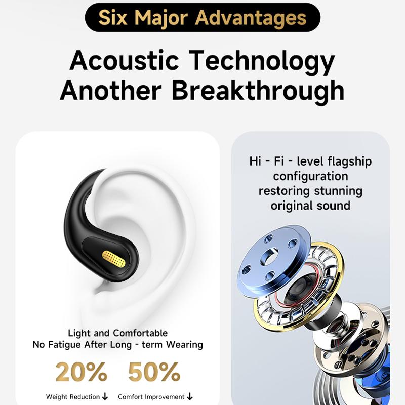 NUEVO Auriculares con Control por Cable Tipo Clip-on Tipo C y 3.5mm Auriculares Inalámbricos con Sonido Envolvente 9D Auriculares Deportivos Auriculares ENC con Micrófono HD Para Samsung